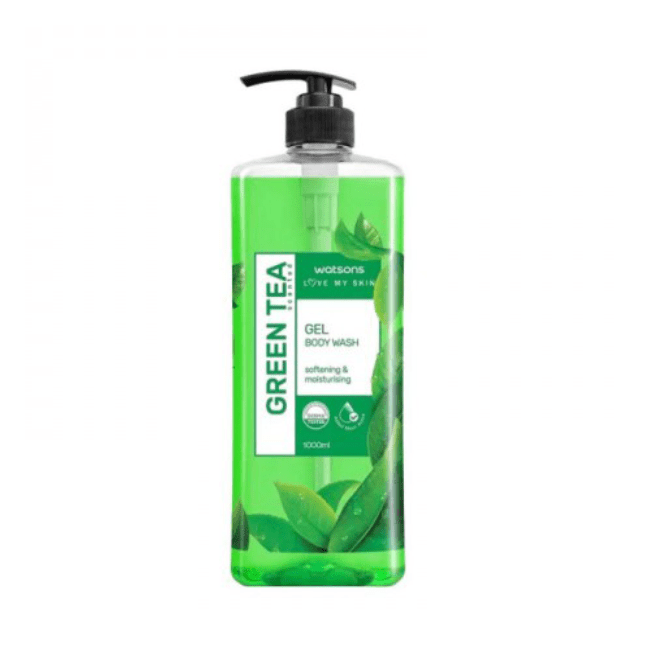 Watsons Green Tea Softening & Moisturising Gel Body Wash 1000ml