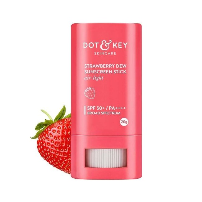 Dot & Key Strawberry Dew Sunscreen Stick, SPF50+, 20g