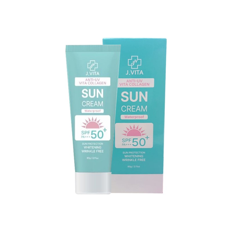 J. Vita Anti UV Sun Cream with SPF 50+ PA+++ 60gm