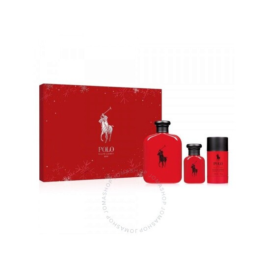 RALPH LAUREN Men's Polo Red Gift Set Fragrances
