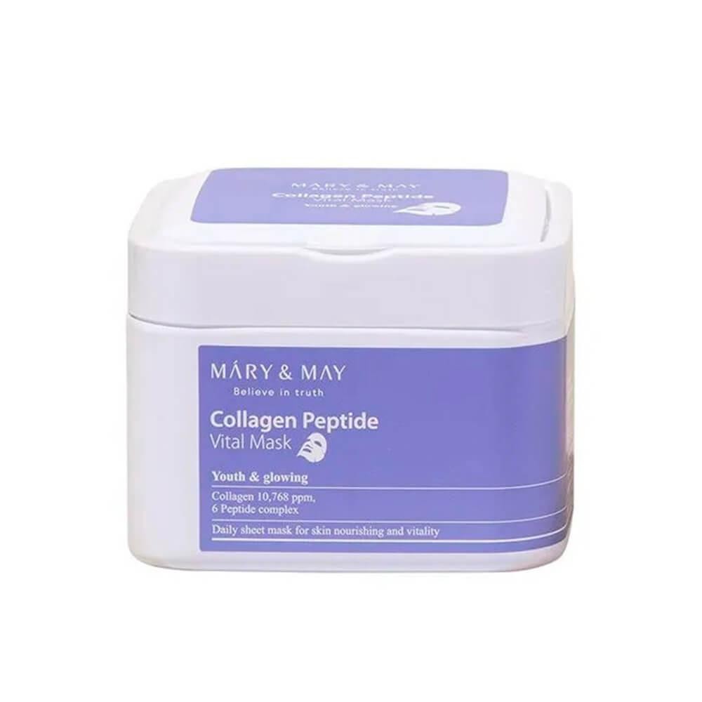 Mary & May Collagen Peptide Vital Mask ( 30pcs)