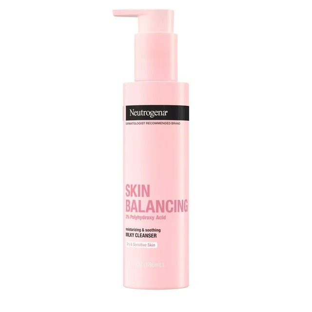 Neutrogena Skin Balancing Moisturizing Sensitive Dry Milky Cleanser Care 186ml