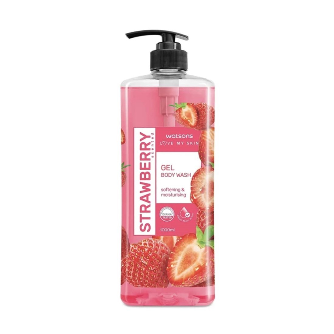 Watsons Strawberry Softening & Moisturising Gel Body Wash 1000ml