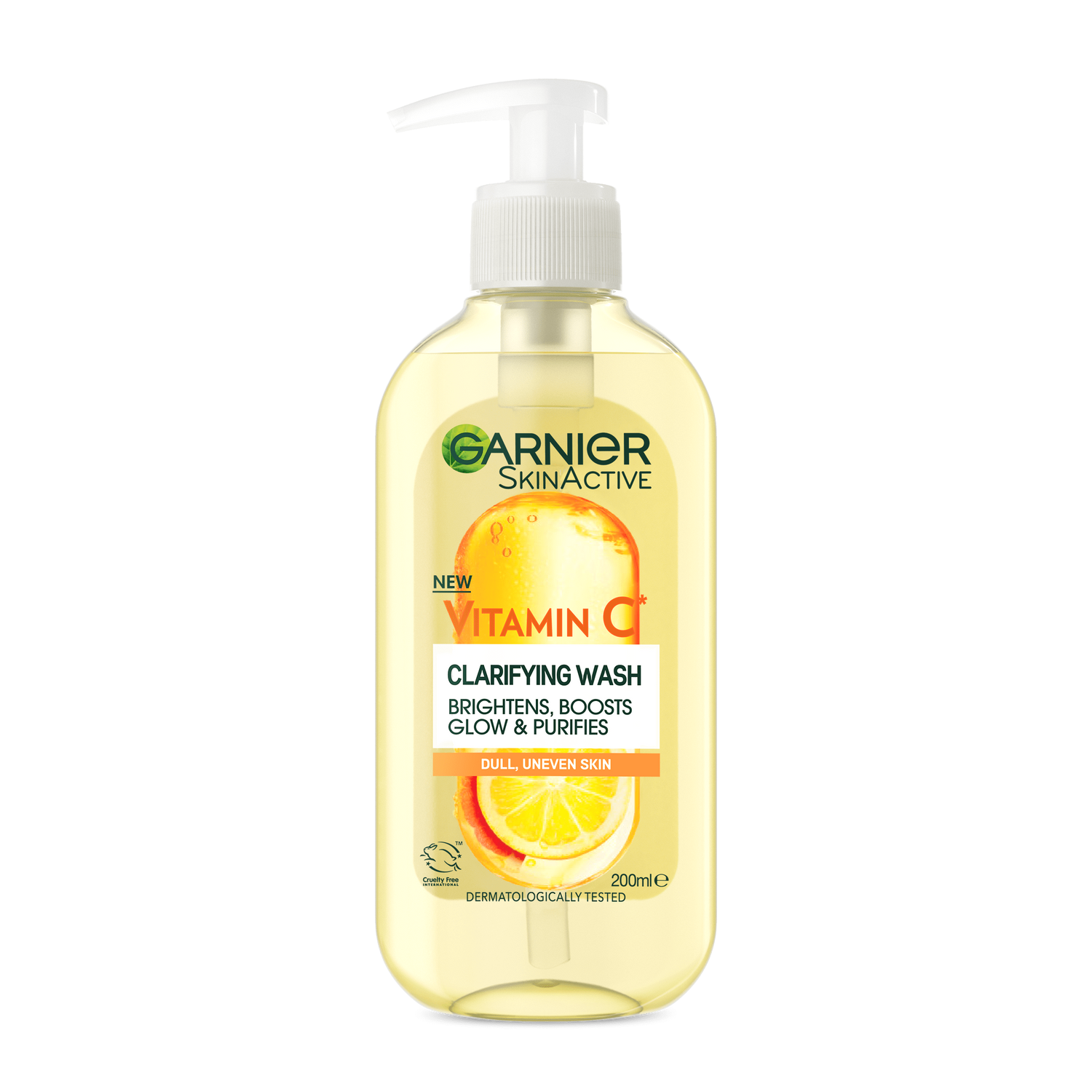 Garnier Skin Active Vitamin C Brightening Gel Cleanser 200ml