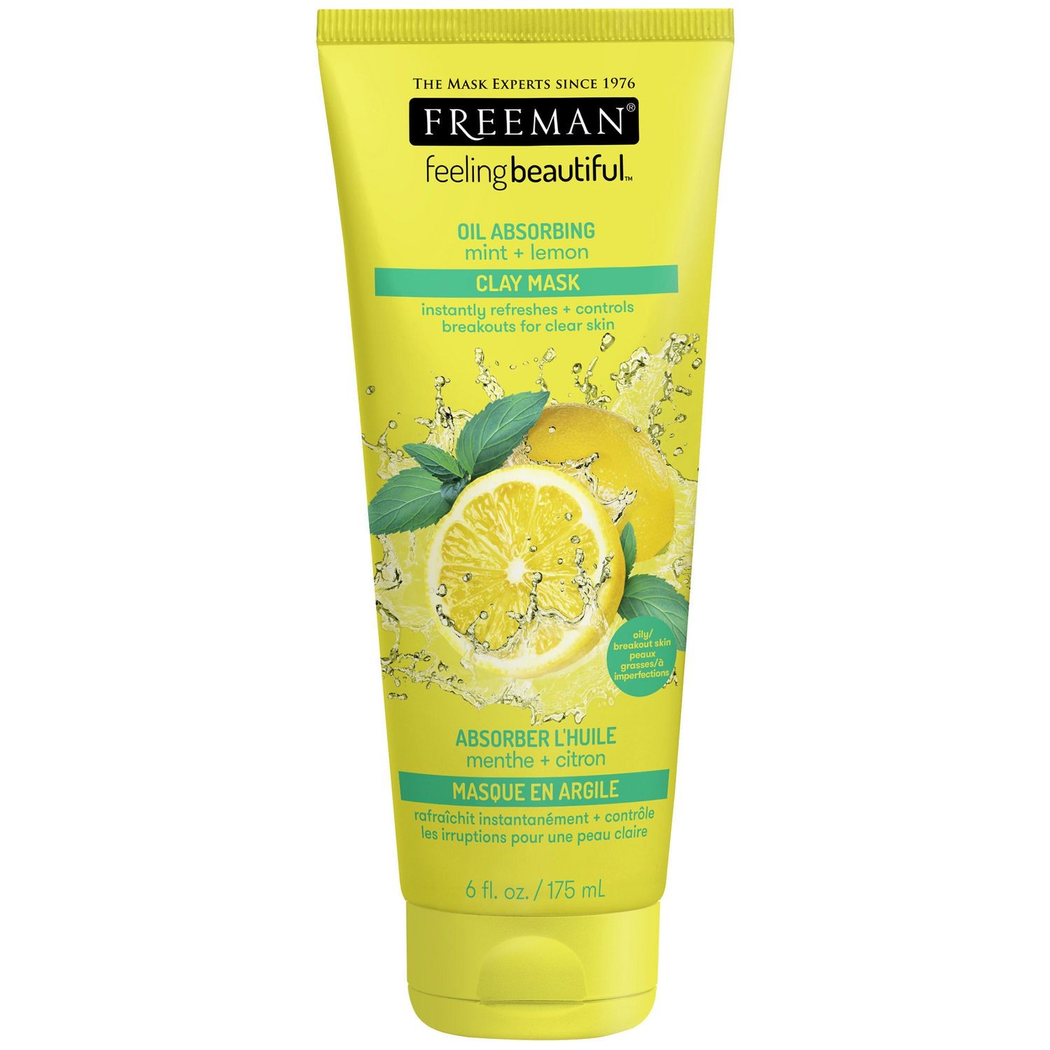 Freeman Feeling Beautiful Clay Mask Mint and Lemon 175ml