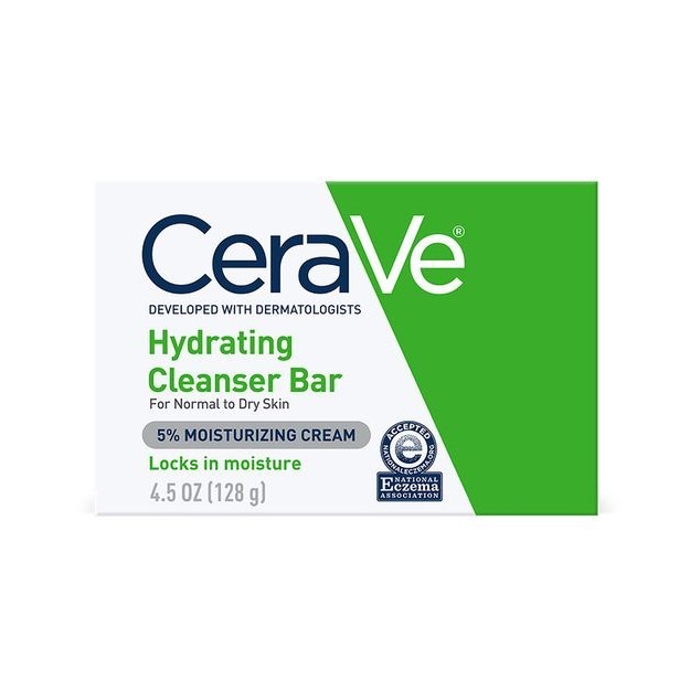 CeraVe Hydrating Cleansing Bar Soap For Normal To Dry 128g