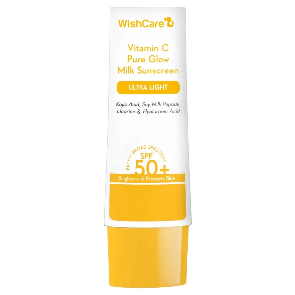 WishCare Vitamin C Pure Glow Milk Sunscreen SPF 50 PA++++