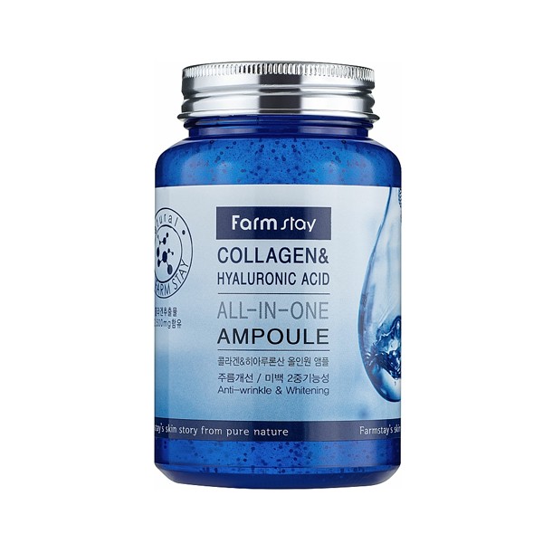 FARMSTAY Collagen & Hyaluronic Acid All in one Ampoule