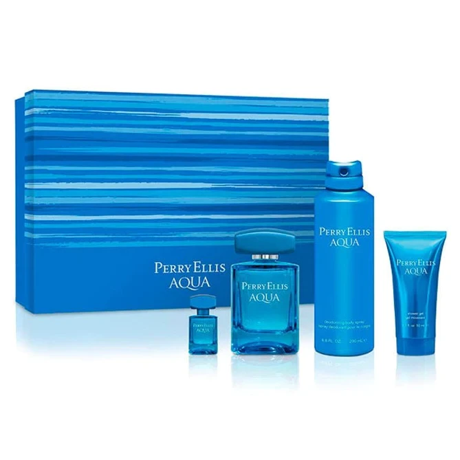 PERRY ELLIS Men's Perry Aqua Gift Set Fragrances