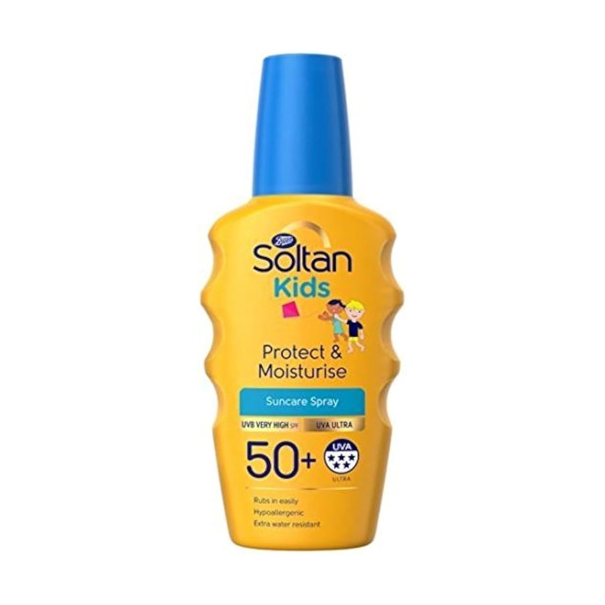 Boots Soltan Kids Protect & Moisturise 50+ Suncare Spray 200ml