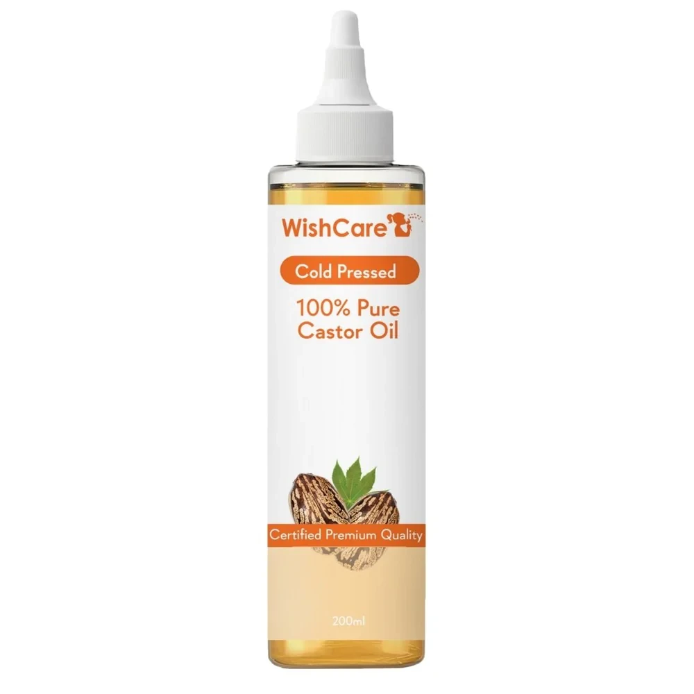 WishCare Cold Pressed Castor Oil 200ml