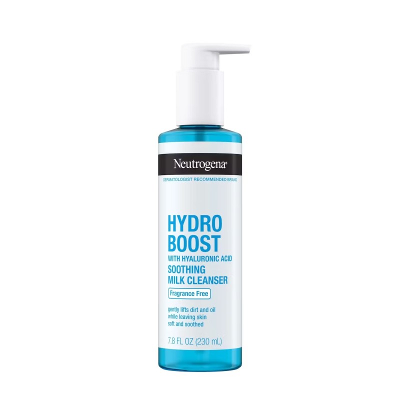 Neutrogena Hydro Boost with Hyaluronic Acid Soothing Milk Cleanser 230ml