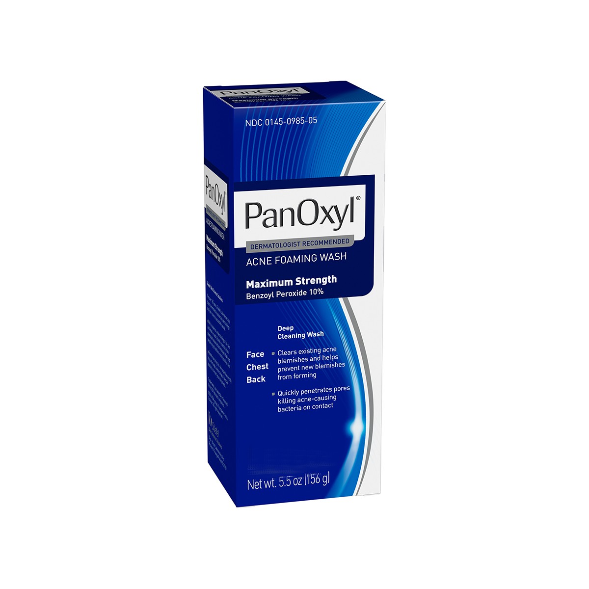 PanOxyl Acne Foaming Wash With Benzoyl Peroxide 10% 156gm