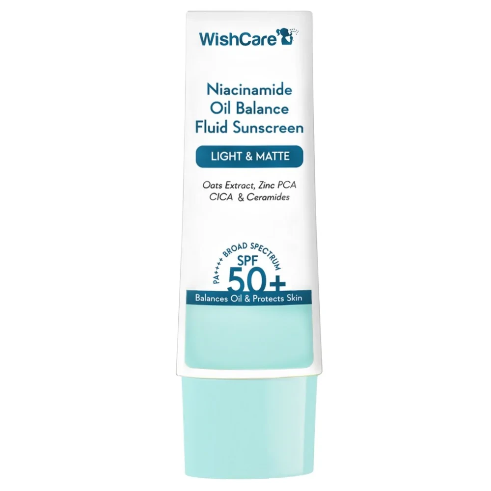 WishCare Niacinamide Oil Balance Fluid Sunscreen SPF50 PA++++