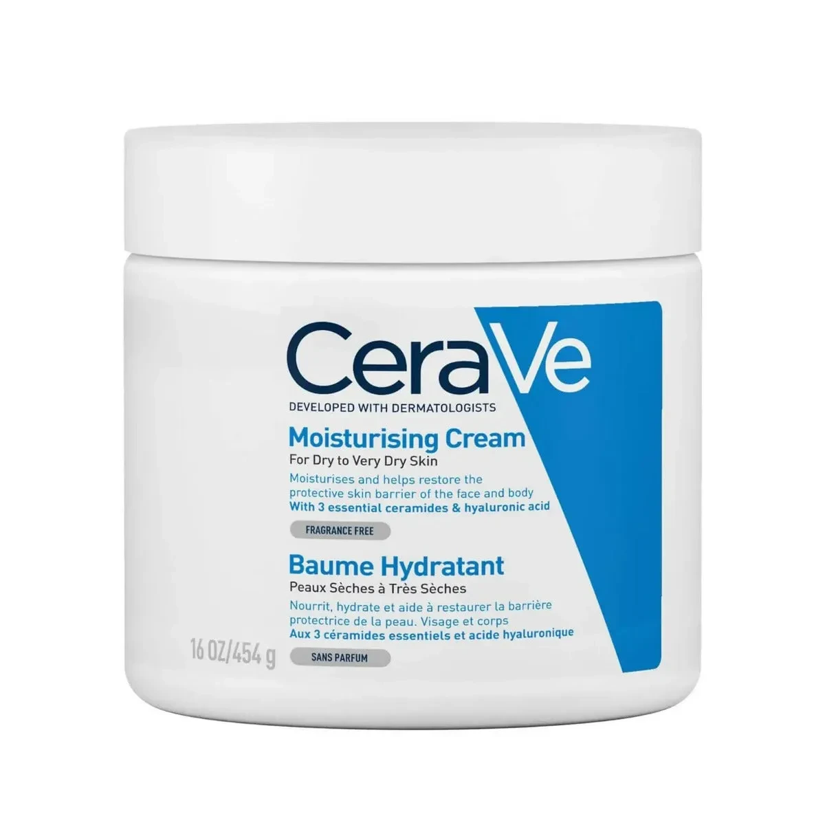 CeraVe Moisturising Cream For Dry To Very Dry Skin 454g