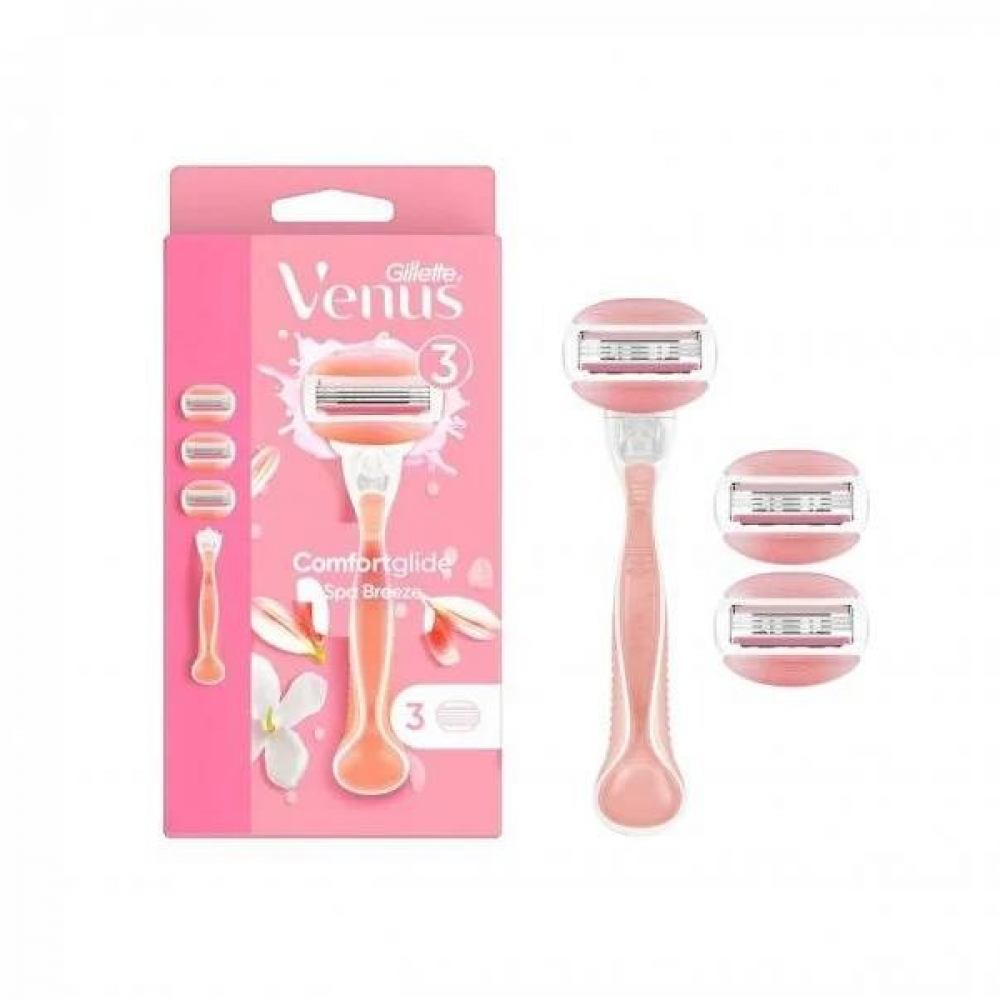 Gillette Venus Spa Breeze Razor with 3 Blades