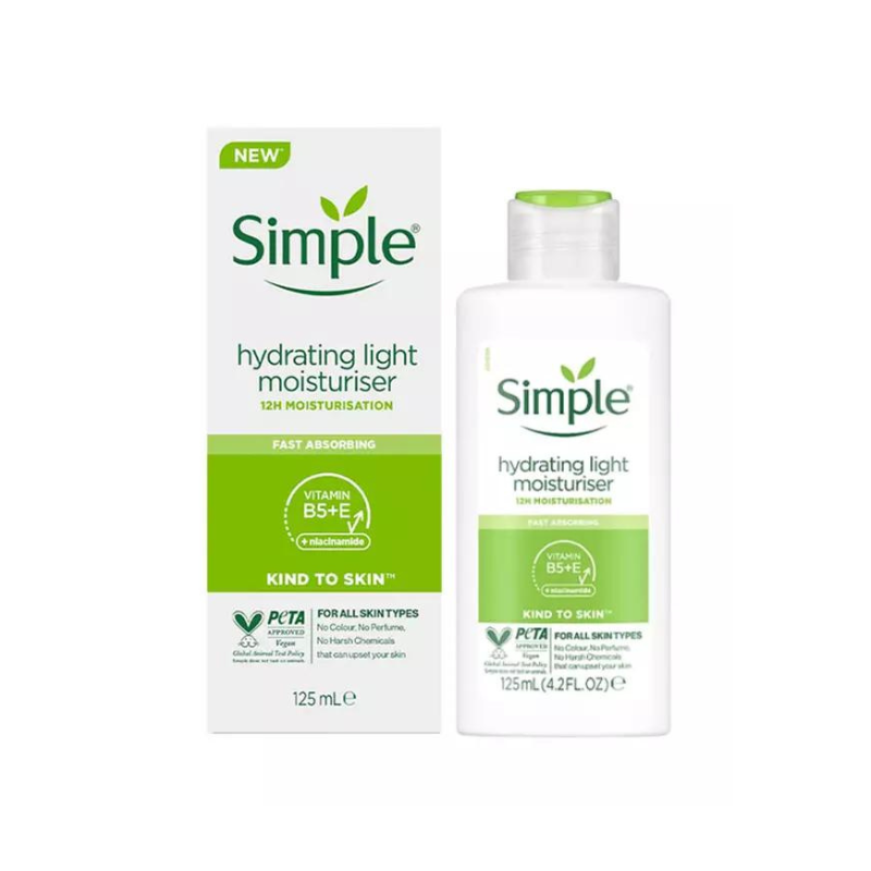 Simple Kind To Skin Hydrating Light Moisturiser - 125ml