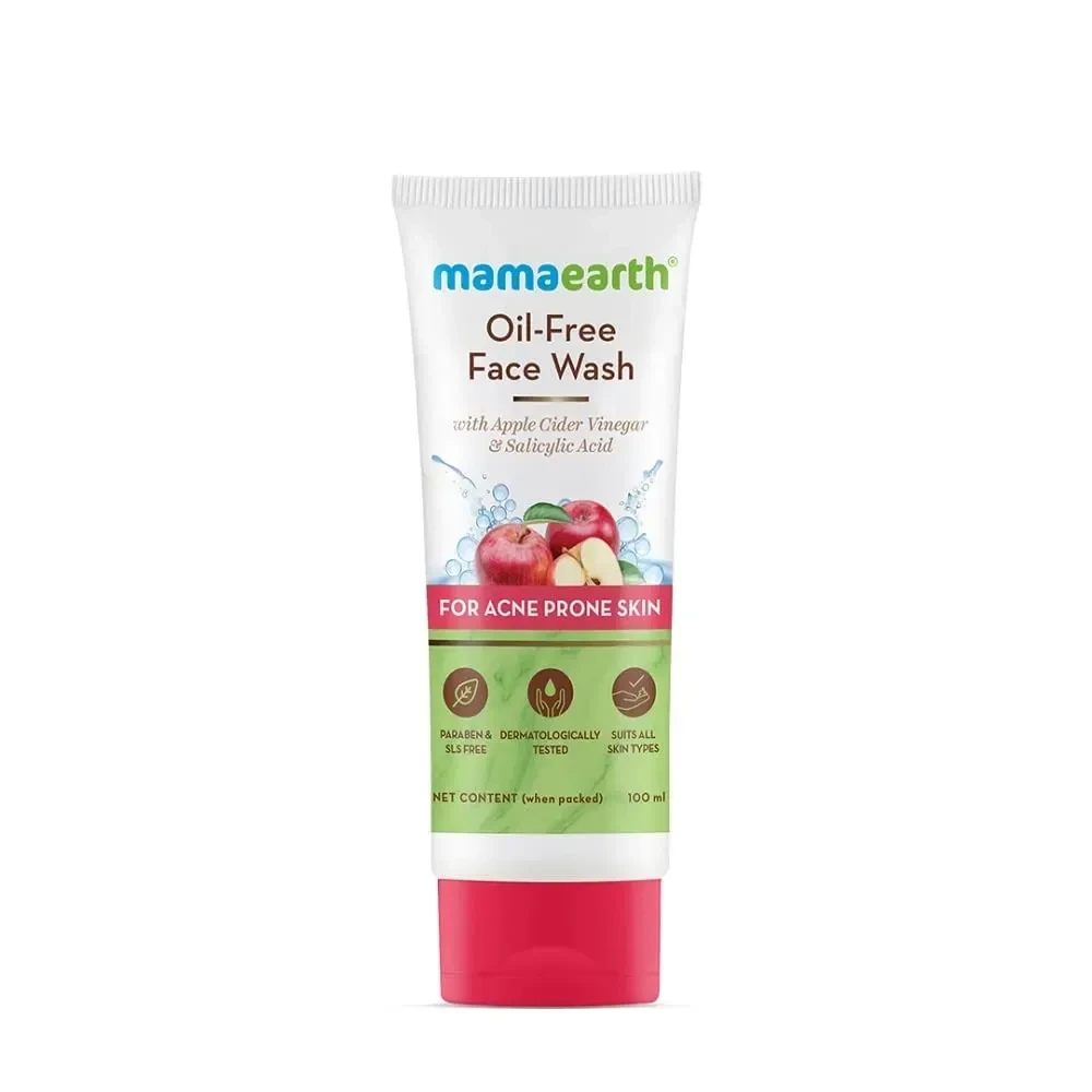 MamaEarth Oil-Free Face Wash with Apple Cider Vinegar & Salicylic Acid 100ml