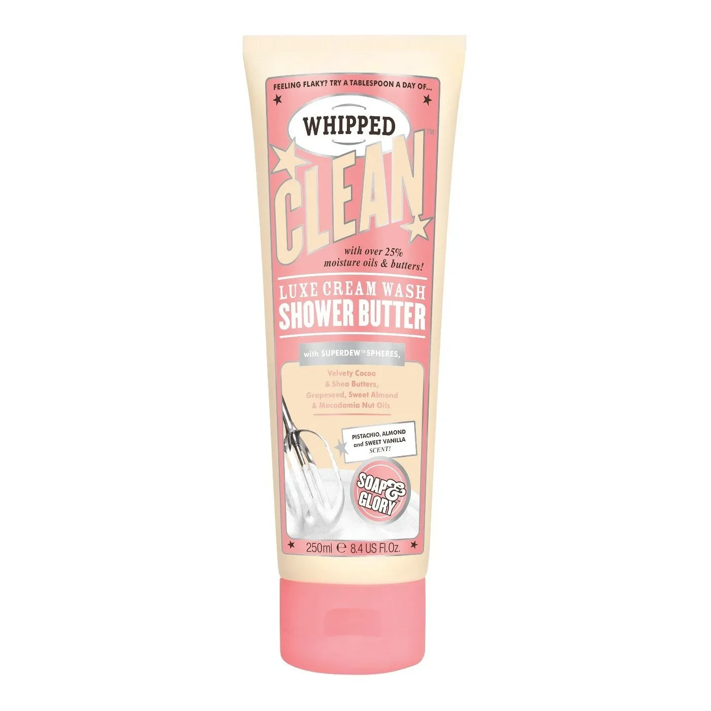 Soap & Glory Whipped Clean Luxe Cream Wash Shower Butter 250ml