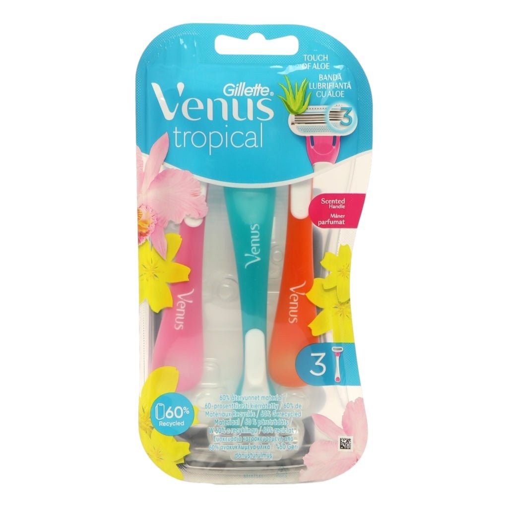 Gillette Venus Tropical Women's Razor 3 pack