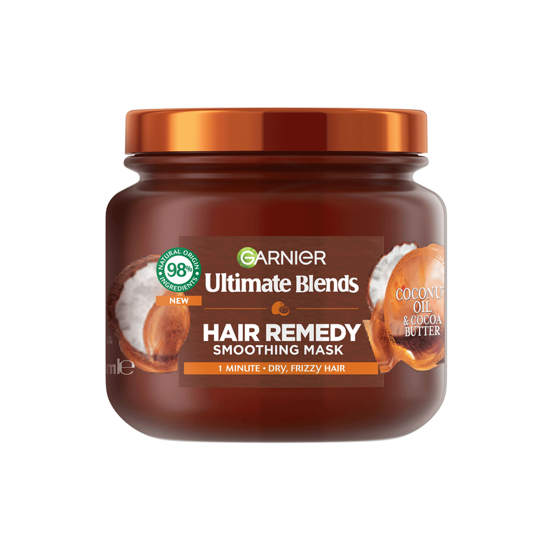 Garnier Ultimate Blends Coconut Oil & Cocoa Butter Smoothing Hair Remedy Mask