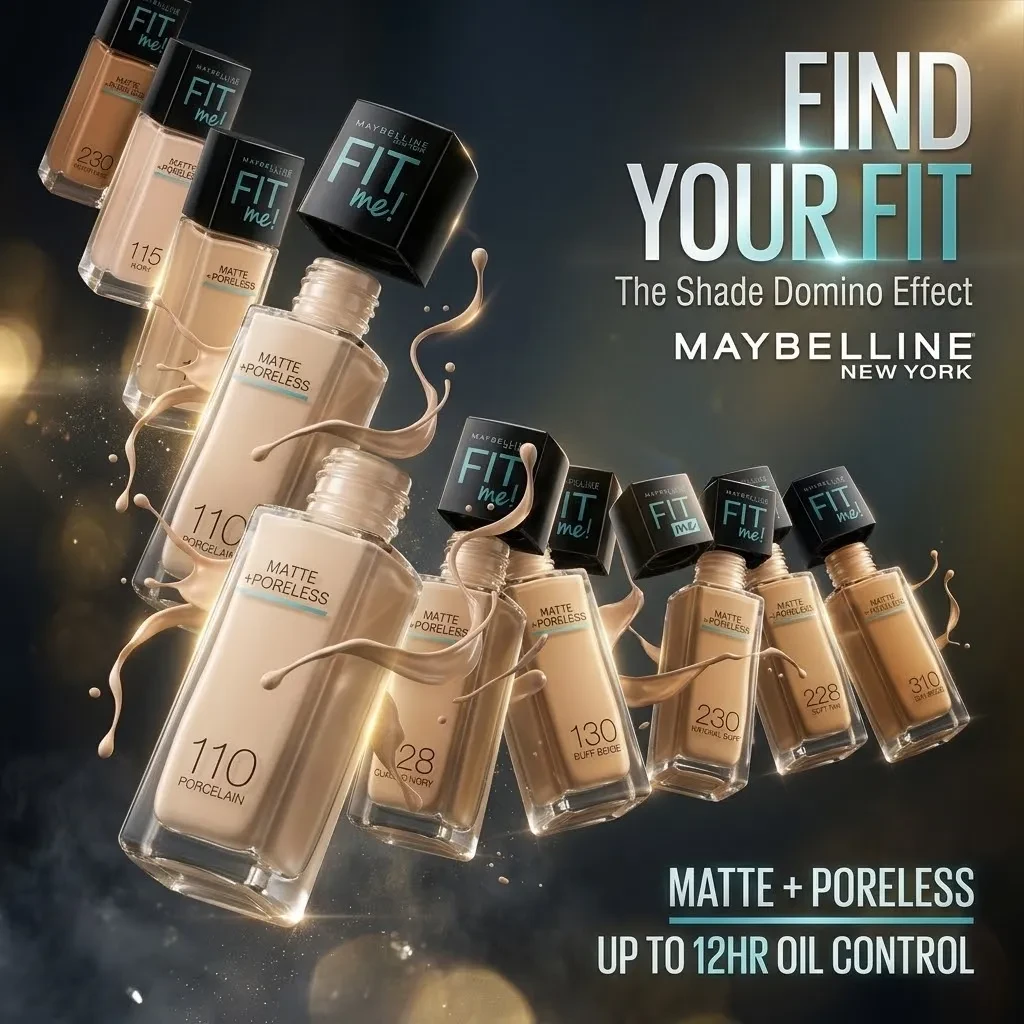 Maybelline Fit Me Foundation Shade Guide: How to Find Your Match at Beauty Hub