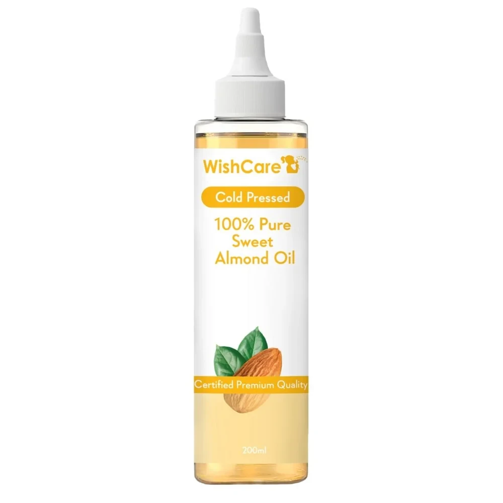 WishCare Cold Pressed Sweet Almond Oil 200ml