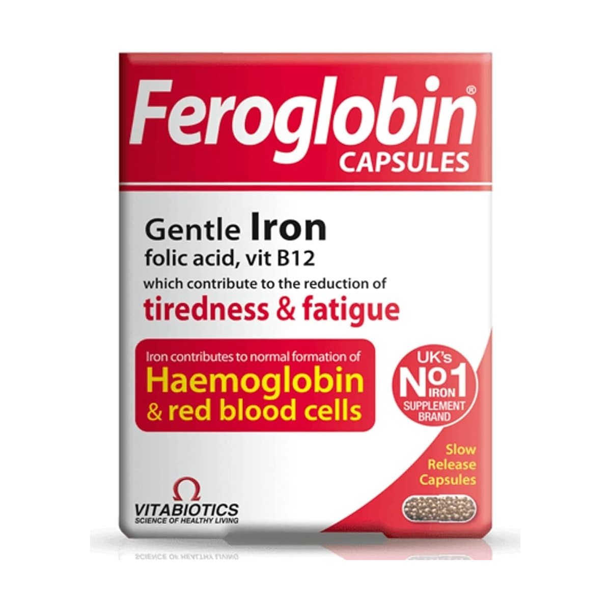 Vitabiotics Feroglobin B12 - 30 capsules