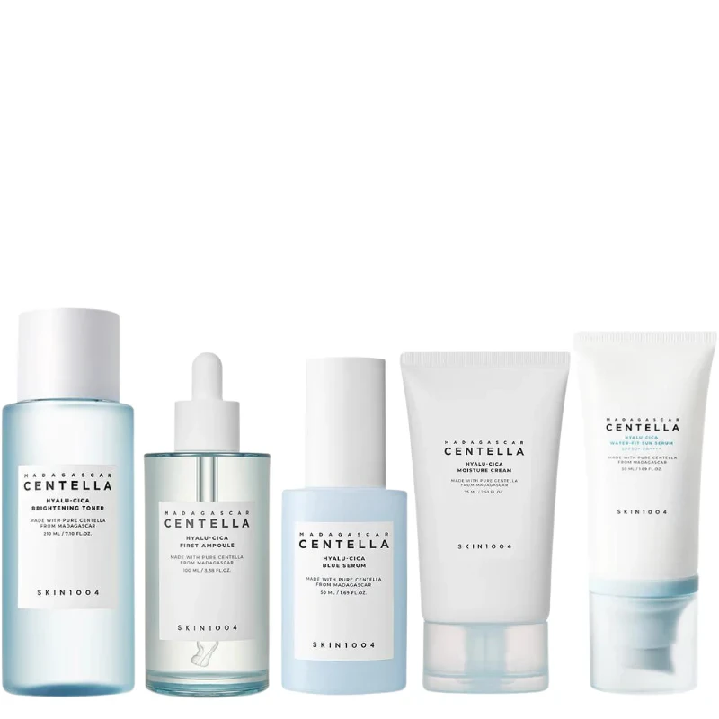 SKIN1004 Madagascar Centella Hyalu-Cica Series: Hydrate, Soothe, and Strengthen Your Skin.