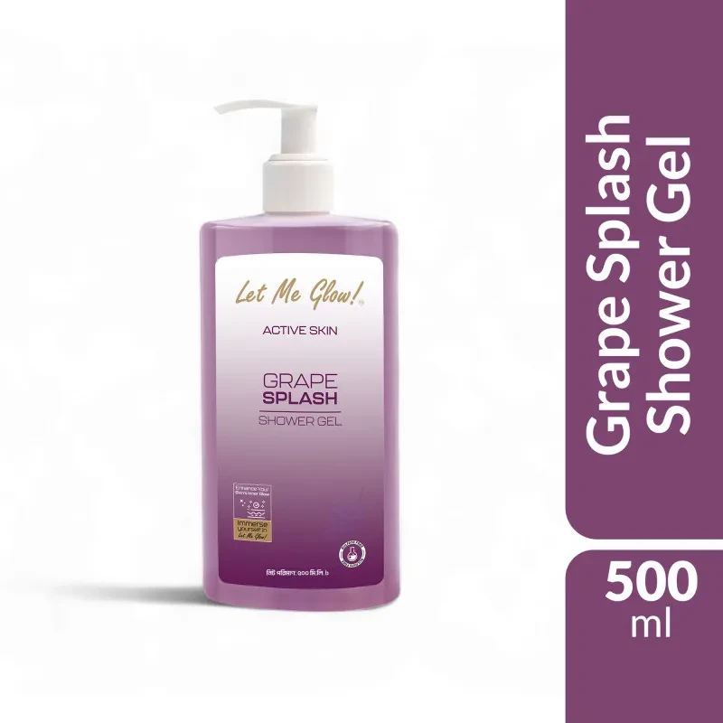 Let me glow Grape Splash Shower Gel 500 ml