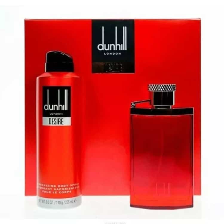 DUNHILL DESIRE RED MEN GIFT SET EDT 100ML+ BODY SPRAY 226ML