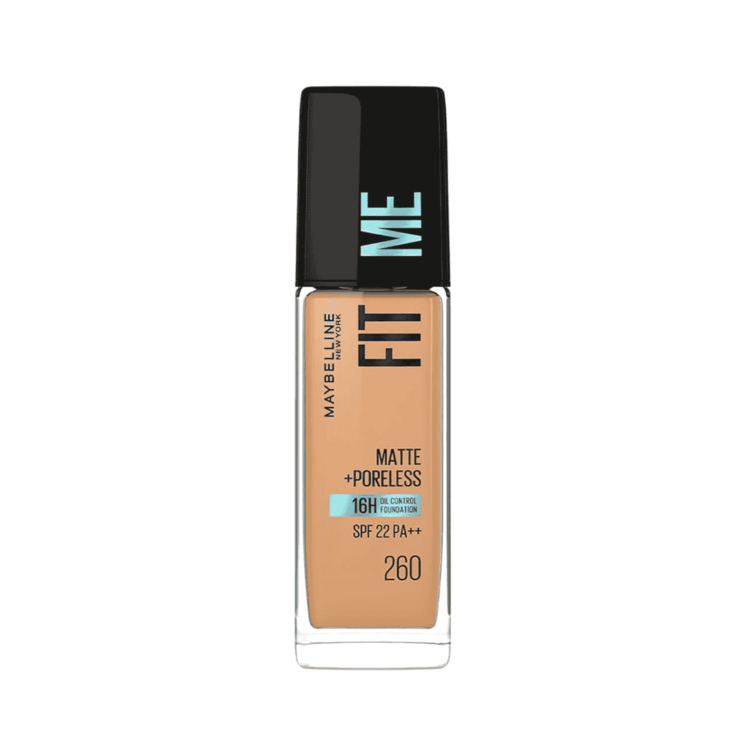 Maybelline Fit Me 260 Matte Poreless 16H Oil Control Foundation