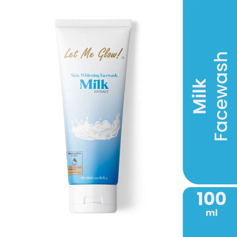 Let me glow Milk Extract Facewash 100ml