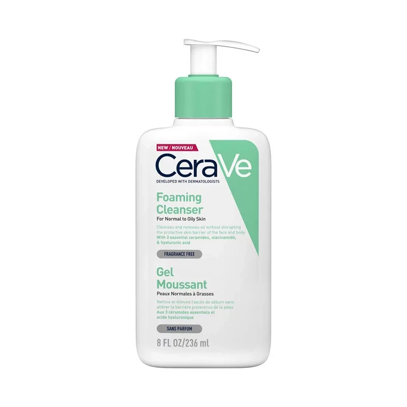 CeraVe Foaming Cleanser For Normal To Oily Skin - 236ml