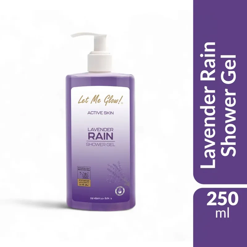 Let me glow Lavender Rain Shower Gel  250 ml