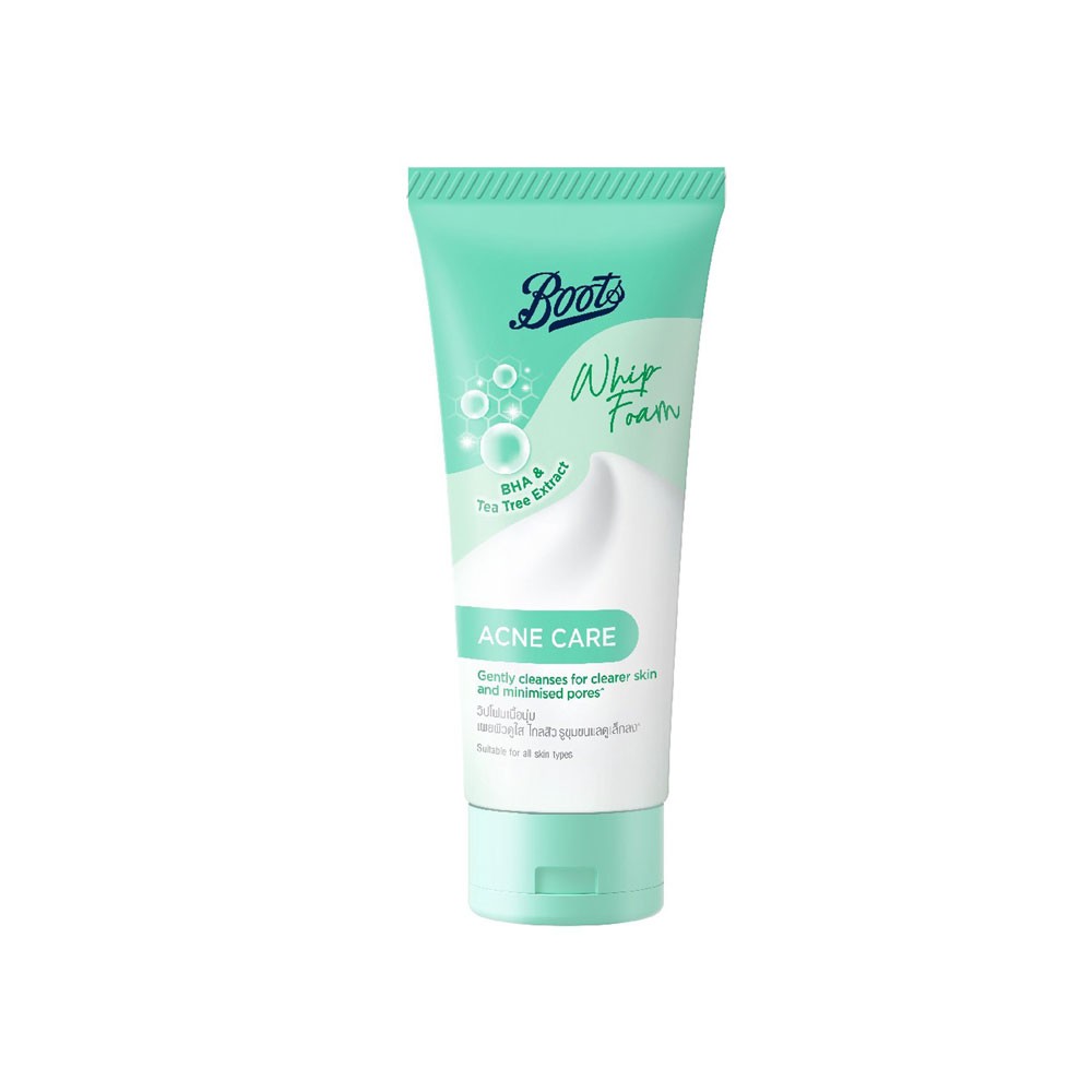 Boots Whip Foam Acne Care Face Wash 100ml