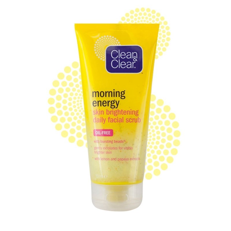 Clean & Clear Morning Energy Skin Brightening Daily Scrub - 150ml