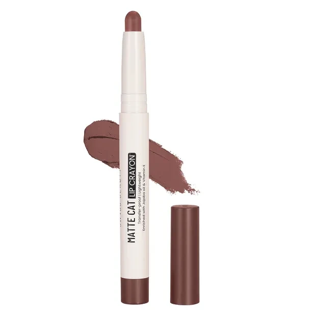 Swiss Beauty Matte Cat Lip Crayon – 04 Berry Crimson