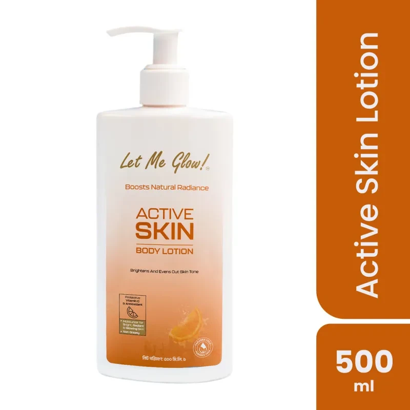 Let me glow Active Skin Body Lotion 500 ml