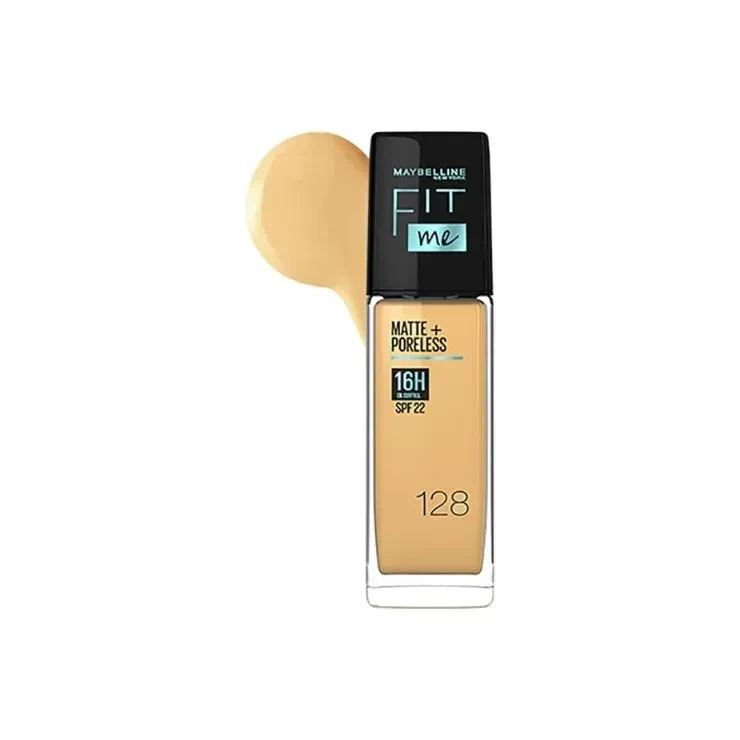 Maybelline Fit Me 128 Matte Poreless 16H Oil Control Foundation